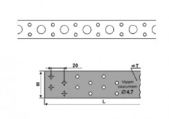 Montāžas lenta 20x0.75 (25m)