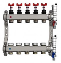 Kolektors ar plūsmas mērī. ner. ter. ECOline  (UFSA-A)10 kont KAN