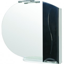 Premium  95 (R) Spoguļskapis (melns) Aquarodos