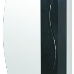 Premium  65 (R) Spoguļskapis (melns) Aquarodos