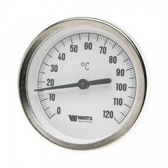 Termometrs d63mm T-50/+50 1/2''axsial.čaula-50mm(F+R801 OR) Watts