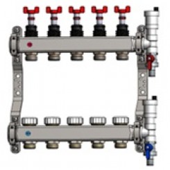 Kolektors ar plūsmas mērī. ner. ter. ECOline  (UFSA-A) 5 kont KAN