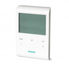 RDE100.1 Room thermostat with auto time switch and LCD, battery SIEMENS S55770-T279