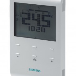 RDE100.1DHW Room thermostat with auto time switch and LCD, battery, independ.DHW SIEMENS S55770-T280